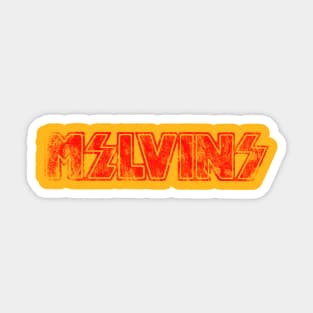 Melvins (red) - distressed Sticker